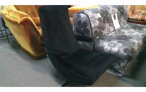 FAUTEUIL FAMA NOIR PIVOTANT