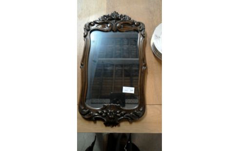 MIROIR CHENE FONCE SCULPTE