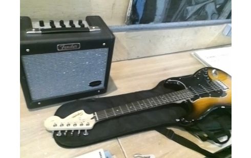GUITARE ELECTRIQUE FENDER + AMPLI + ACCESSOIRES