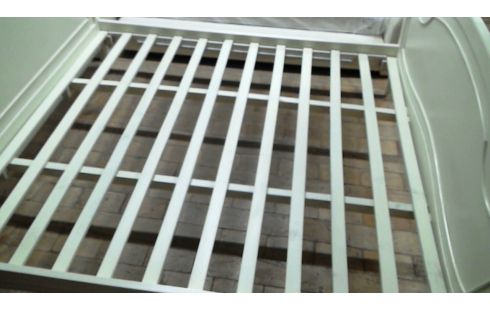 LIT STYLE LOUIS XV PATINE BLANC+LATTES