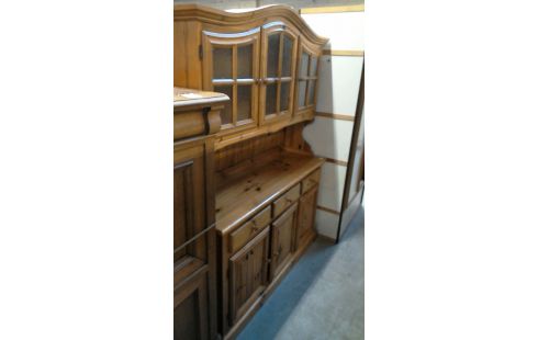 BUFFET 2 CORPS PIN 6 PORTES 3 TIROIRS