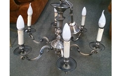 SUSPENSION ETAIN 6 BRANCHES