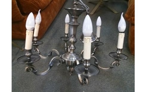 SUSPENSION ETAIN 6 BRANCHES