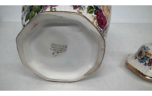 KERALUX VAAS MET DEKSEL