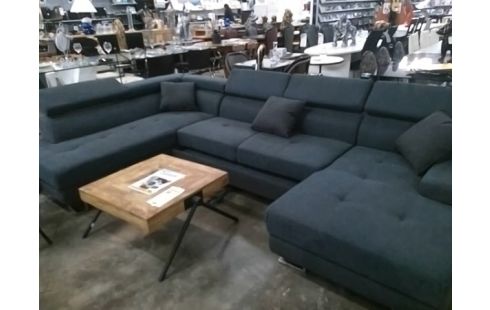 CANAPE D'ANGLE CONVERTIBLE + COFFRE ARIZONA