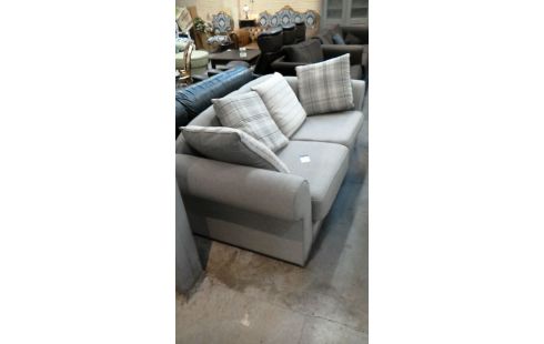 CANAPE TISSU GRIS H&H TRES BEL ETAT