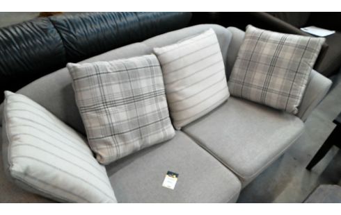 CANAPE TISSU GRIS H&H TRES BEL ETAT