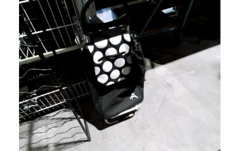 CHARIOT DE COURSE NOIR POINT BLANC