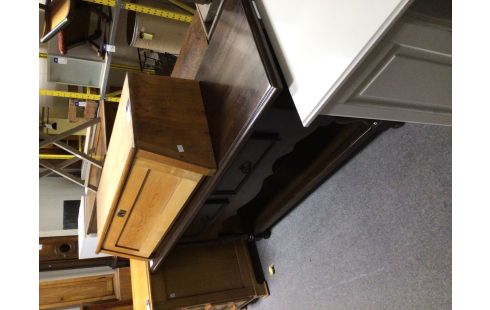 CONSOLE CHÊNE FONCÉ 2T