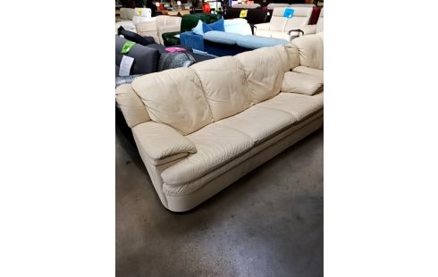 CANAPE 3 PLACES CUIR