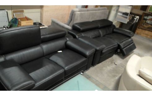 SALON 3EE+2 CELIA 2 RELAX ELECTRIQUES CUIR