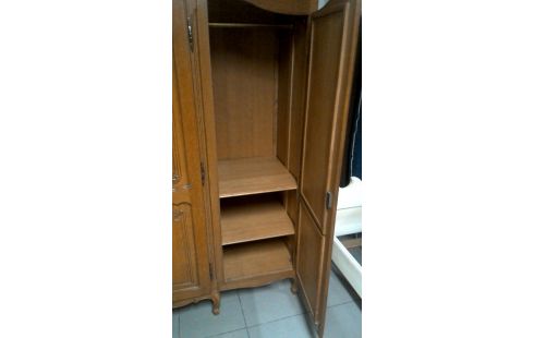 ROPERO ESTILO LUIS XV ROBLE 4 PUERTAS