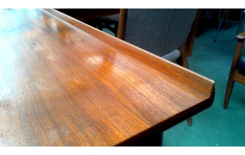 BUREAU VINTAGE 2 TIROIRS TECK