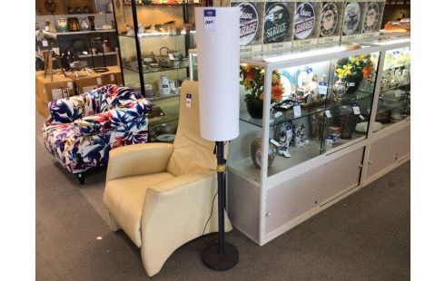 LAMPE DE SALON MODERNE GRIS BLANC