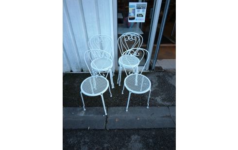 CHAISE LOT DE 6 DE JARDIN