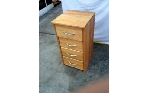 KOMMODE SCHMAL HOLZ BUCHE 4-SCHUBLADEN