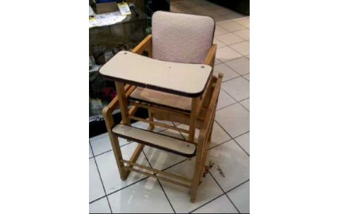 KINDERHOCHSTUHL HOLZ 2-TLG. MIT TISCH