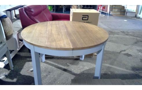 TABLE RONDE BICOLORE