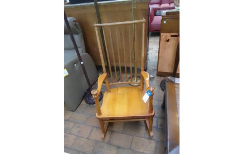 ROCKING CHAIR BOIS ANN2ES 50/60 SCANDINAVE