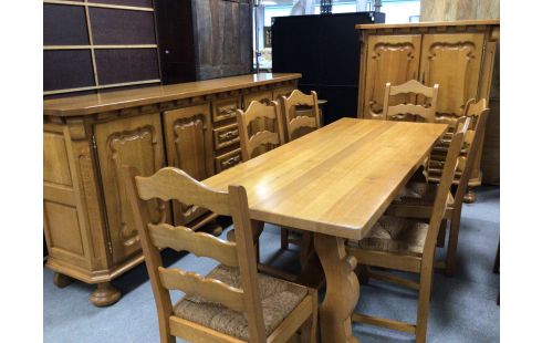 SALLE A MANGER CHÊNE CLAIR