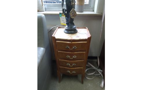 COMMODE 4 TIROIRS MARQUETERIE