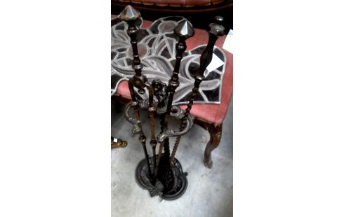 KAMINBESTECK SCHMIEDEEISEN GUSSEISEN