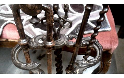 KAMINBESTECK SCHMIEDEEISEN GUSSEISEN