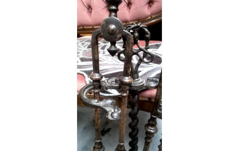 KAMINBESTECK SCHMIEDEEISEN GUSSEISEN