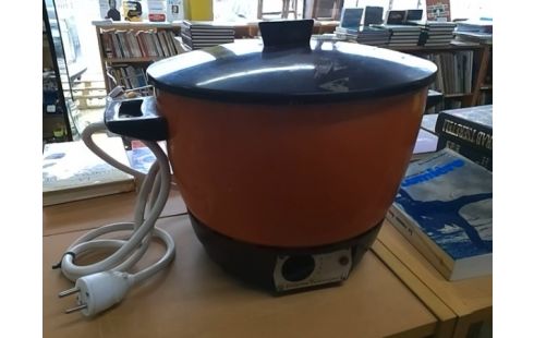 FRITEUSE VEGETALINE ORANGE ANCIENNE