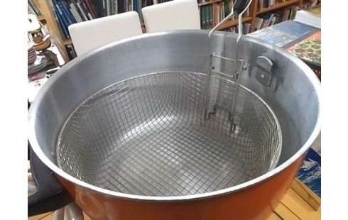 FRITEUSE VEGETALINE ORANGE ANCIENNE