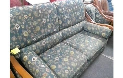 CANAPE 2 PLACES MOTIF FLORAL