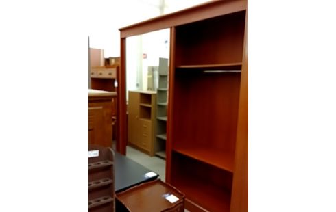 ARMOIRE DOUBLE PORTES COULISSANTES MIROIR