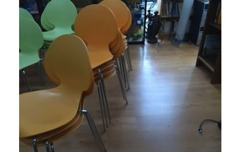 CHAISE GALVANO TECNICA M ORANGE