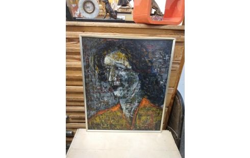 HUILE SUR PANNEAU ANNEES 50 LIBERO SPILLER