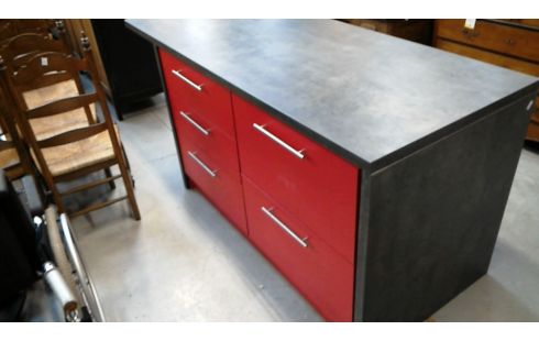 COMPTOIR MODERNE  GRIS RUGE