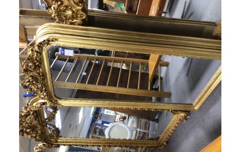 MIROIR DORE ARRONDI GM