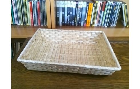 PANIERE RECTANGULAIRE OSIER