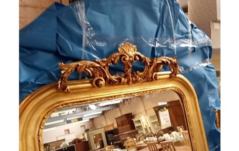 MIROIR DORE FEUILLAGE MM