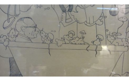 CARICATURE ULB FACULTE DE MEDECINE 1937