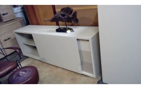 SALLE A MANGER TABLE+DRESSOIR+BAR VASTIAU GODEAU LAQUE MAT