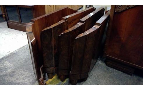 LIT ART DECO PALISSANDRE