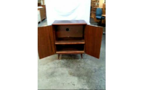 KOMMODE HOLZ 2 TÜREN 2-EBENEN VINTAGE