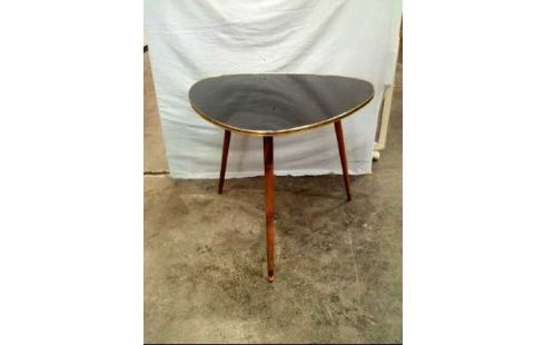 NIERENTISCH 3-BEINE SCHWARZ GOLDF.