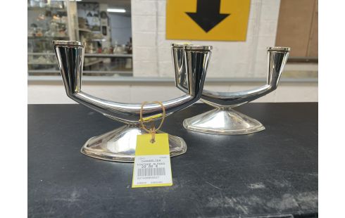 CHANDELIER VINTAGE ALPAKA LA PAIRE