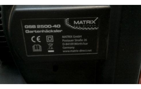 HAKSELAAR MATRIX GSB-2500-40