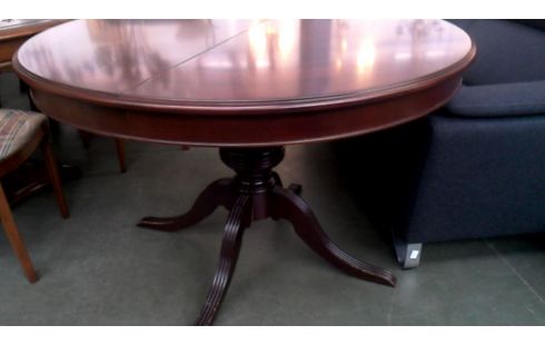 MESA DE COMEDOR REDONDO, , MARQUETERÍA ALARGO