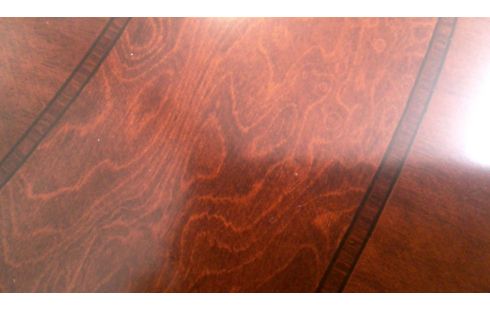 MESA DE COMEDOR REDONDO, , MARQUETERÍA ALARGO