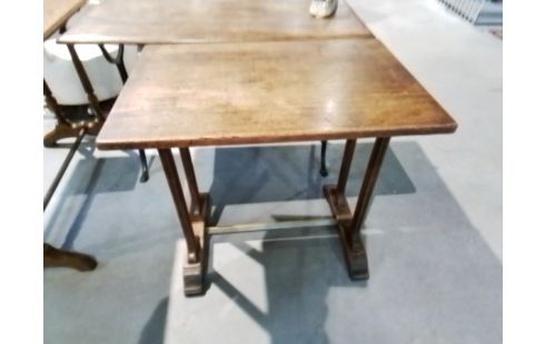 TABLE PIED BOIS ET LAITON