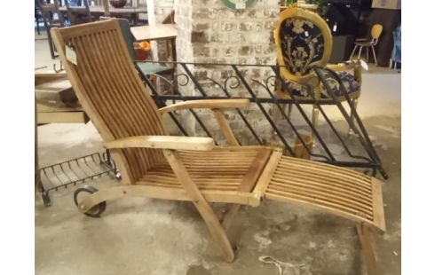 FAUTEUIL PLIANT TECK