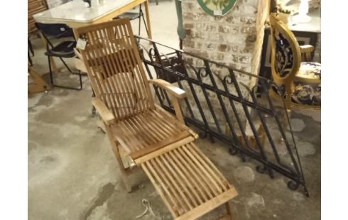 FAUTEUIL PLIANT TECK